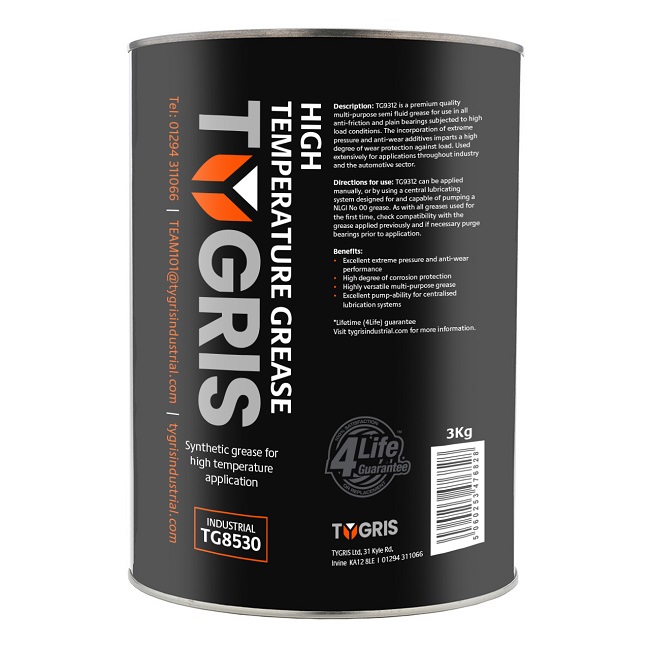 TYGRIS High Temperature 2 Grease 3kg - TG8530 - Box of 4